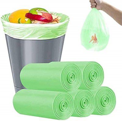 Stysol Premium (Green) Garbage Bags | Small 19 x 21 Inches | 30 Pcs X Pack of 8 Rolls (240 Pcs) - Box Packing