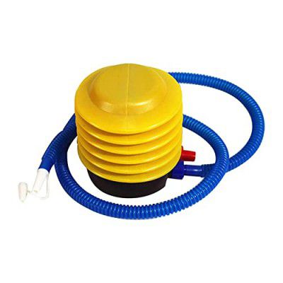 Styxon Portable Foot Air Pump with Hose, Plastic Labor-Saving Air Inflatable Pump for Sports, Mattress, Inflatable Boat, Exercise Ball, Balloon, Swimming Ring, Pool Toys (Multicolour)