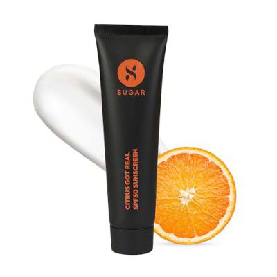 SUGAR Cosmetics Citrus Got Real Sunscreen For All Skin Types Spf30 With Vitamin C - 30G