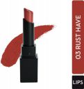 SUGAR Cosmetics Nothing Else Matter Longwear Lipstick (03 Rust Have (Subtle Burnt Red), 3.2 g)...