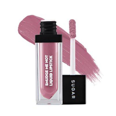 SUGAR Cosmetics Smudge Me Not Mini Matte Liquid Lipsticks for Women | Transferproof & Waterproof | Long Lasting Lipstick - Upto 12hrs | 1.1ml - 09 Suave Mauve