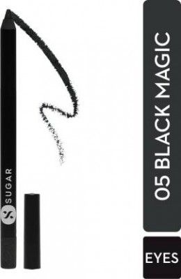 SUGAR Cosmetics Stroke Of Genius Heavy-Duty Kohl-Richly Pigmented Creamy Texture,Last Up to 8hrs  (05 Black Magic - Mono, 1.2 g)