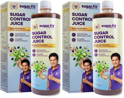 Sugar fit Active Sugar Control Juice, 1L (Pack of 2)