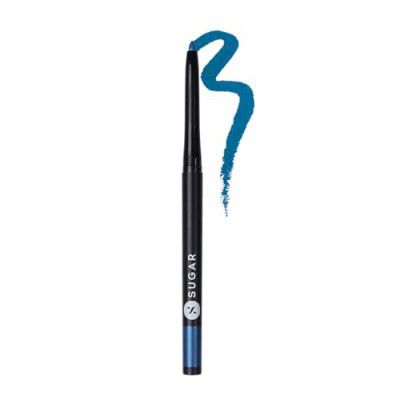 SUGAR Kohl of Honour Intense Kajal | Upto 12 hrs | Long Lasting, Smudge Proof & Waterproof Kajal | Matte Finish | Twist Up Kajal Pencil | Paraben Free - Blue Moon