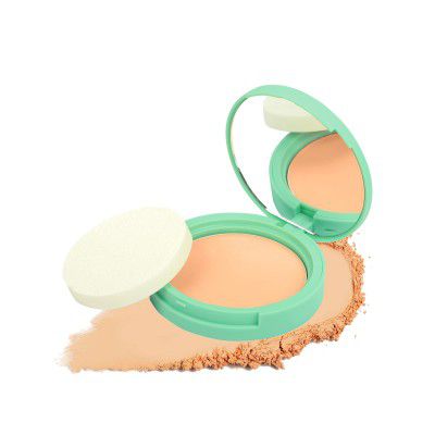SUGAR POP Longwear Compact - 03 Honey with Vitamin E & Castor Oil, UV Protection,Ultra Lightweight on Skin l Face Compact for Women l 9 gm