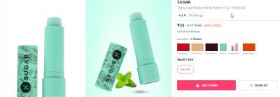 SUGARTipsy Lips Moisturizing Balm 4.5 g - Mojito 01