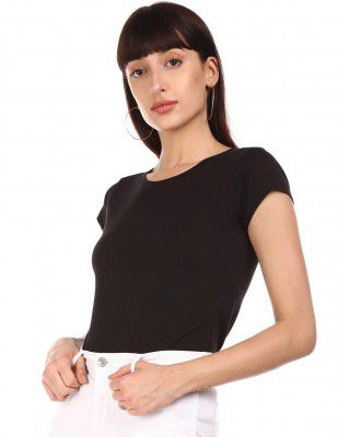 Sugr Womens Plain Regular fit T-Shirt (Pack of 2)