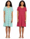 SUGR Women's Polyester Solid Ankle Length Night Gown...