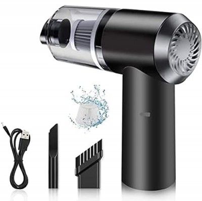 SUHOOR Portable Electric Nail Drill Professional Cleaner Dust Collection/Lighting 2 in 1 Car Vacuum Cleaner 120W High-Power Handheld Wireless Vacuum Cleaner Home Car Dual-use Portable USB Rechargeable