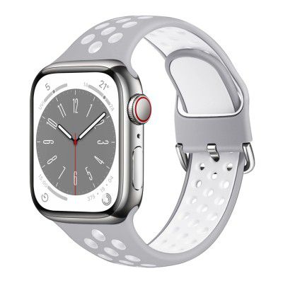 SUIMUMU Replacement Strap Compatible with Apple Watch Straps 44mm 42mm 38mm 40mm Soft Silicone Wrist Strap Sport Band Compatible with Iwatch SE Series 6/5/4/3 (Not Include Watch)