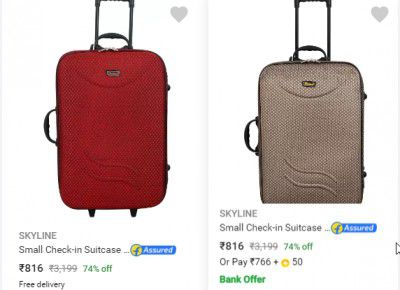 Suitcases Upto 80% Off | Starts from ₹816