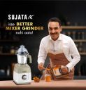 Sujata MG02 Mixer Grinder|1000 Watts Double Ball Bearing Motor|24000 RPM...