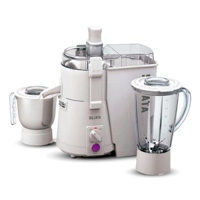Sujata Powermatic Plus 900 Watts Juicer Mixer Grinder | 22000 Rotations Per Min | 2 Versatile Jars 1750 ml and 1000 ml