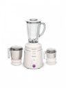 Sujata Supermix White Plastic Rust Free 3 Jars Wet and Dry Grinder-900W...