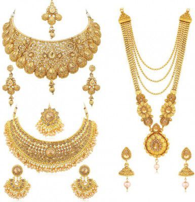 Sukkhi  Alloy Gold-plated Jewel Set