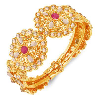 Sukkhi Charming Gold Plated Kada For Women (K102687)
