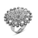 Sukkhi Designer Traditional Floral Gold Plated Mirror Adjustable Ring For Women (LR103005)...