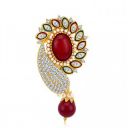 Sukkhi Glamorous Gold Plated Wedding Jewellery Austrian Diamond Brooch For Women (56004BRADM200)...