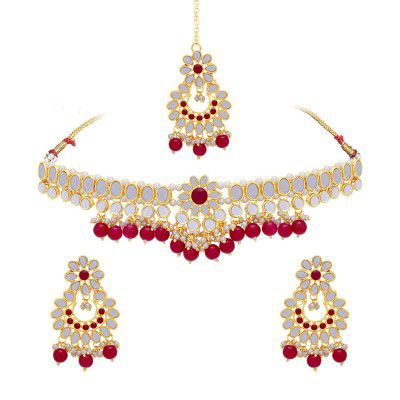 Sukkhi Gold Plated Necklace Set For Women