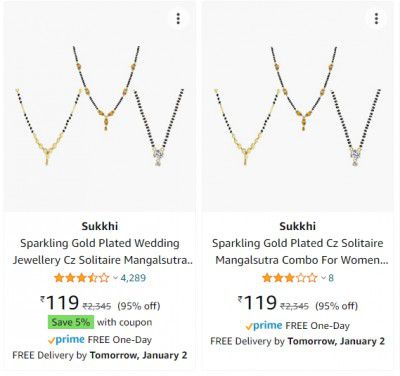 Sukkhi Mangal Sutra upto 95% off