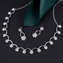 Sukkhi Zinc Rhodium Silver Jewel Set (Pack of 1)...