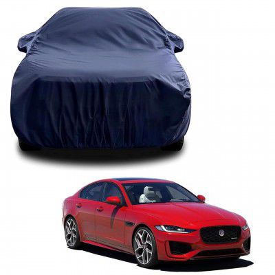 Sulfar 100% Water Resistant Car Body Cover Compatible with Mirror for Jaguar XE 