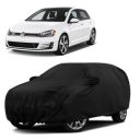 Sulfar 100% Water Resistant Car Body Cover Compatible with Mirror for Volkswagen GTI (Triple Stitched, Full Bottom Elastic, Black)...