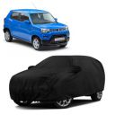 Sulfar 100% Water Resistant Car Body Cover Compatible with Mirror for Maruti Suzuki S-presso (Triple Stitched, Full Bottom Elastic, Black)...