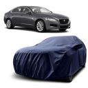 Sulfar 100% Water Resistant Car Body Cover Compatible with Mirror for Jaguar XFS (Triple Stitched, Full Bottom Elastic, Navy Blue)...