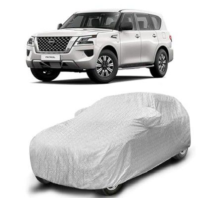 Sulfar 100% Waterproof Car Body Cover Compatible with Mirror for Nissan Patrol