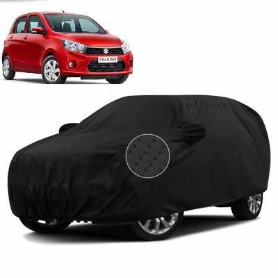 Sulfar 100% Waterproof Car Body Cover Compatible with Mirror for Maruti Suzuki Celerio 