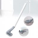 Sulfar Single Side Bristle Plastic Toilet Cleaning Brush (Black Color)...