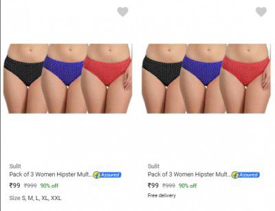 Sulit Womens Panties upto 90% off