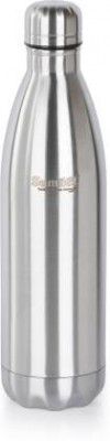 Sumeet Stainless Steel Double Walled Flask / Water Bottle, 24 Hours Hot & Cold, 800 ml 800 ml Flask  (Pack of 1, Silver, Steel)