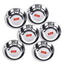 Sumeet Stainless Steel Solid Bowl - 0.350 liter, Set Of 6, Silver...