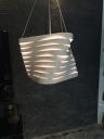 Sumikrafts Spiral Pendant Hanging Lamp-A Step Rotating Pendant lamp-Size 36cmx36cmx27cm-Colour White Shade...