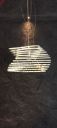 Sumikrafts Spiral Pendant Hanging Lamp-A Step-Rotating Pendant lamp-Size 35cmx32cmx25cm-Colour White Shade...