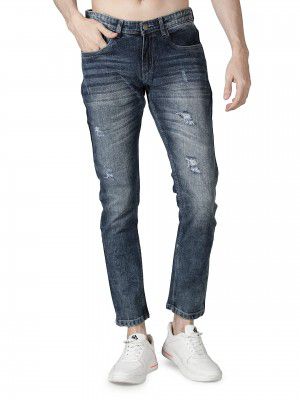 SUMPTUOUS Mens Slim Jeans (CROMA001_Dark Olive_36)