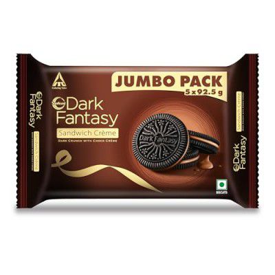 Sunfeast Dark Fantasy Creme, Made With Real Chocolate, 462.5g