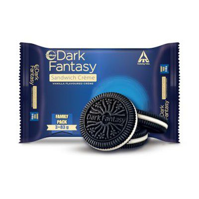 Sunfeast Dark Fantasy Vanilla Crème, 249g