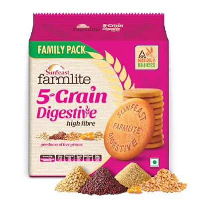 Sunfeast Farmlite 5 Seed Digestive Biscuit | 800g