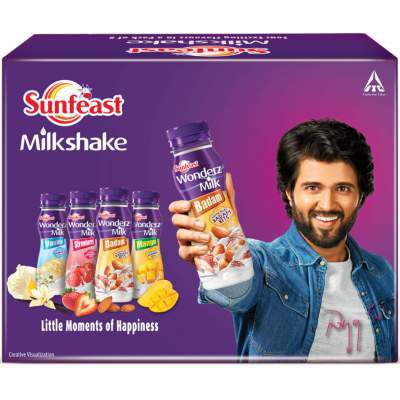 Sunfeast Wonderz Milkshakes - Assorted (Count of 8)