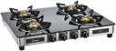 Sunflame Regal 4 Burner Gas Stove Glass ...
