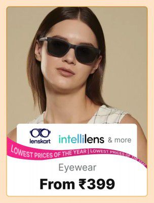Sunglasses starts from Rs. 399 on Flipkart Big Billion Days  