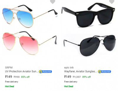Sunglasses Pack of 2 at ₹149