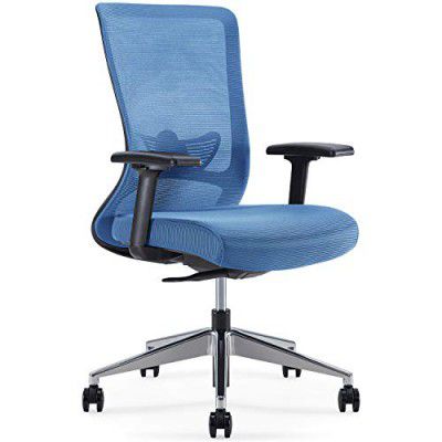 Sunon Office Chair Ergonomic Mesh Computer Chair Adjustable Armrest with Mid Back Lumbar Support