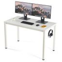 Sunon Office Table Computer Desk, 120cm Home Office Writing Corner Desk, Modern Simple Style PC Laptop Table, Metal Frame...