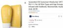 Sunprotect RX Sunscreen Moisturizer SPF 50+ PA++++ for All Skin Types and Age Groups, Infused with SeaBoost, Niacinamide, Hyaluronic Acid, 50 Ml...