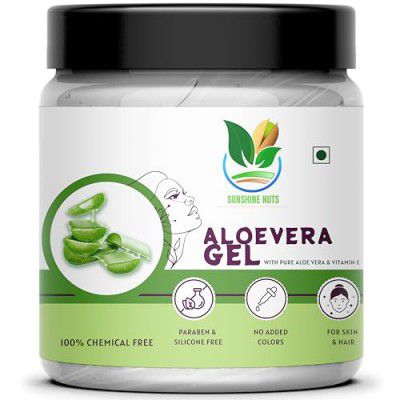 Sunshine Nuts Aloe Vera Gel For Skin, Face Ultimate Gel For Glowing Skin, For Both Men And Women (400)