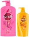 Sunsilk Lusciously Thick & Long Shampoo 1 L, With Keratin, Yoghut Protein and Macadamia Oil - Thickening Shampoo, 650 ml...